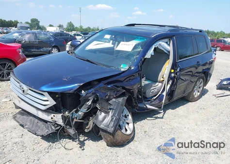 2011 Toyota Highlander Base V6 from USA, damaged, VIN 5TDBK3EHXBS062010